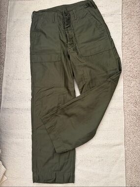New High waist military cargo pants